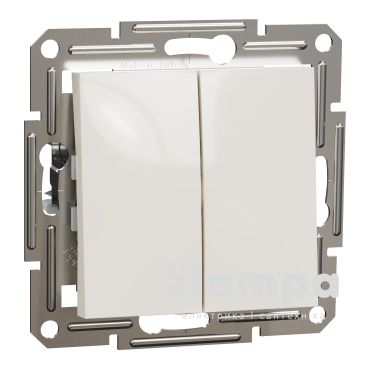 Schneider Electric Asfora крем вимикач 2 кл.  без рамки (ЕРН0300123)