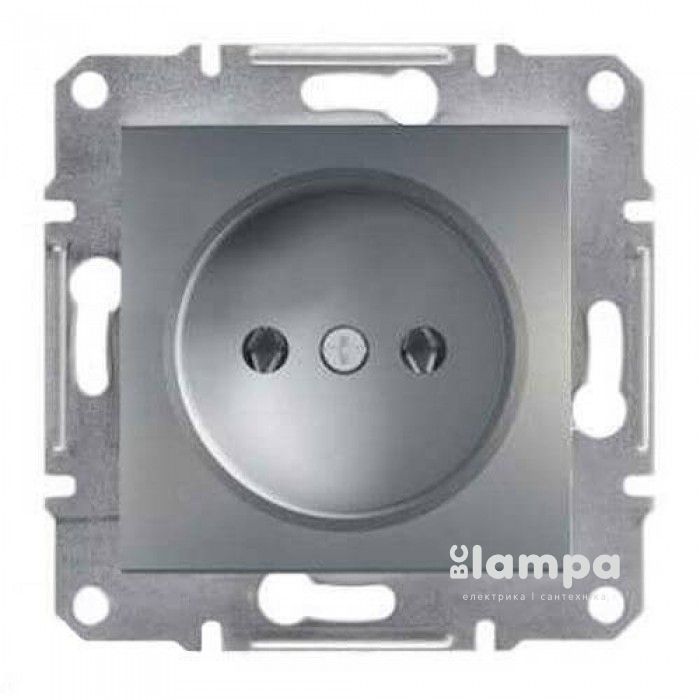 Schneider Electric Asfora сталь розетка 1- на (ЕРН3000162)