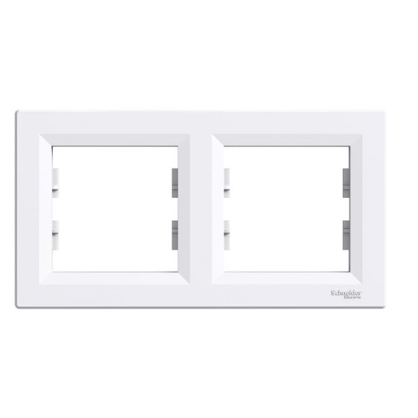 Schneider Electric Asfora біла рамка горизонтальна 2 - на (ЕРН5800221 / 10099353)