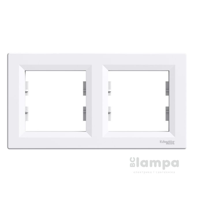 Schneider Electric Asfora біла рамка горизонтальна 2 - на (ЕРН5800221 / 10099353)