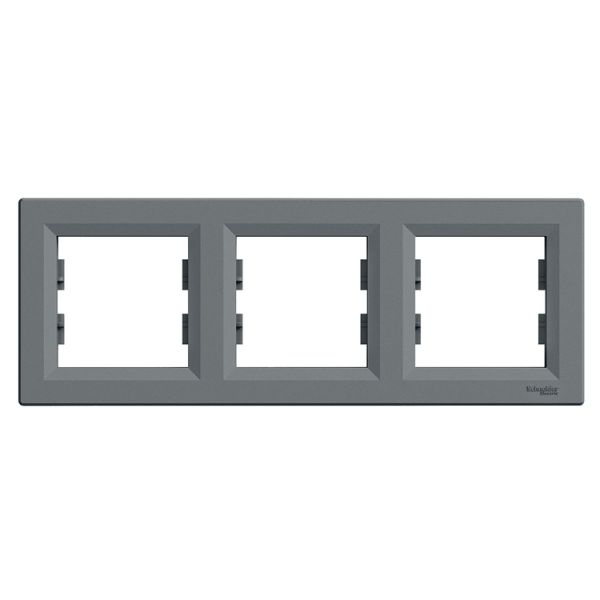 Schneider Electric Asfora сталь рамка горизонтальна 3 - на (ЕРН5800362)