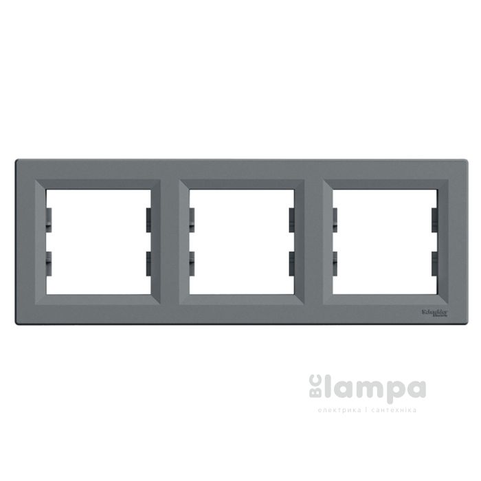 Schneider Electric Asfora сталь рамка горизонтальна 3 - на (ЕРН5800362)