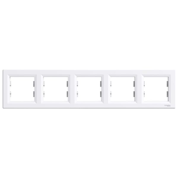Schneider Electric Asfora біла рамка горизонтальна 5 - на (ЕРН5800521)