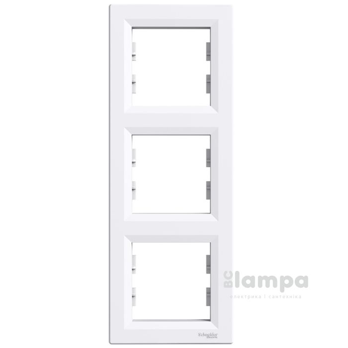 Schneider Electric Asfora біла рамка вертикальна 3 - на (ЕРН5810321)