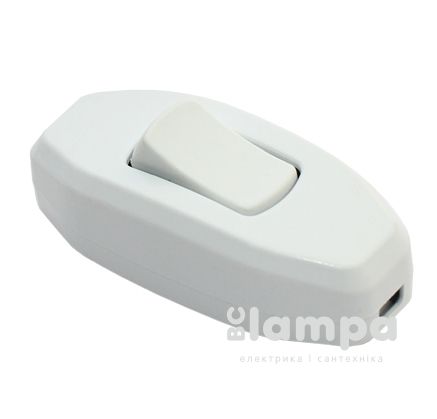 Вимикач Бра клавішний білий ERKA (3001)