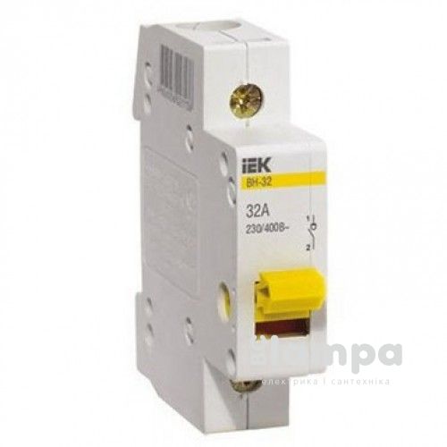 Вимикач навантаження Din  1Р  40А ІЕК