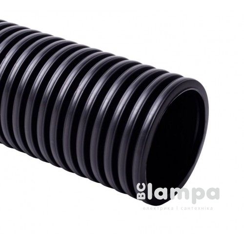 Труба гофрована КОПОС Ø40 мм з протяжкою, подвійна стінка, чорна (KF 09040 UFA )