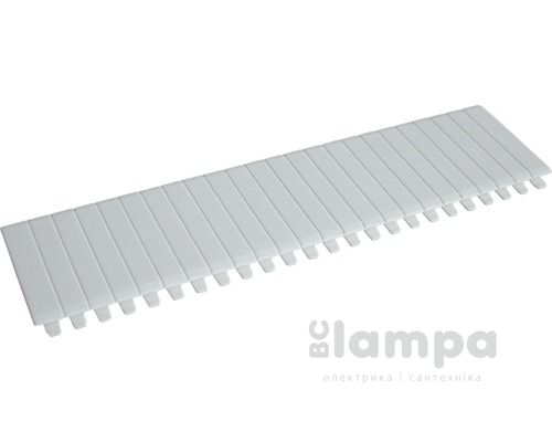 Полоса-заглушка довжиною 219x46 мм, з фіксацією, біла Ral9010 (S35S)