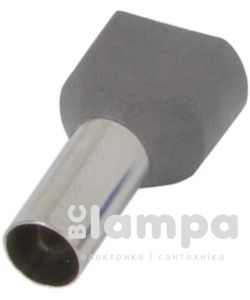 Накінечник втулковий подвійний ізольований TE 2512 (100шт уп.)  - ціна за 1шт.(s4037008)