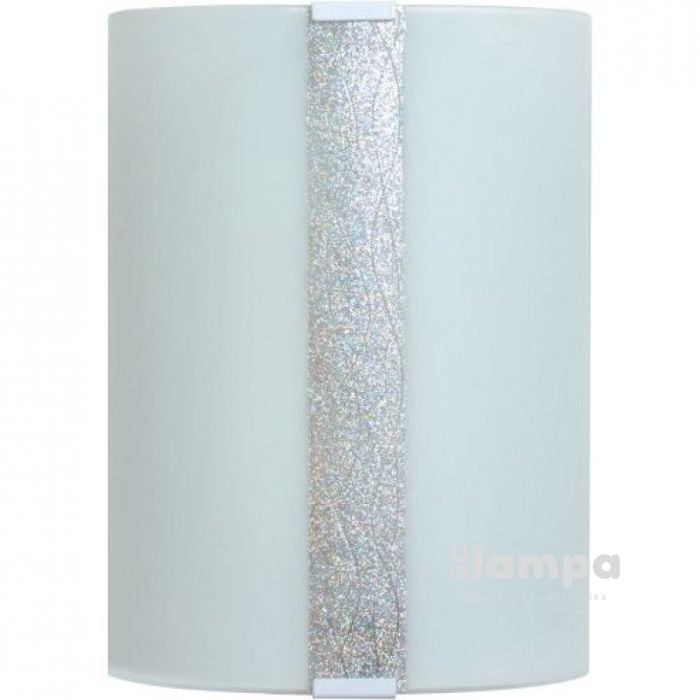 Светильник 250*190 прямокутний 1хЕ27 Міраж срібло (22142с)