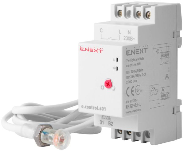 Датчик сутінковий  реле e.control.s01 DIN (i0310014)