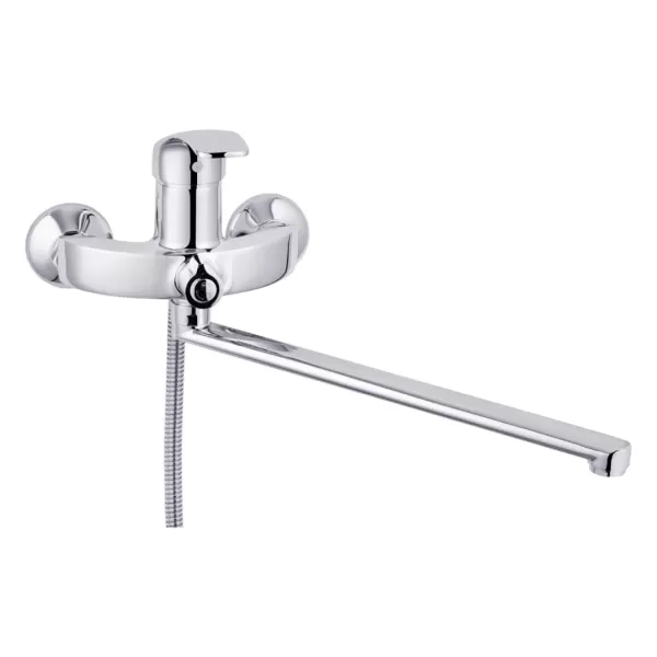 Змішувач KRONER ванна Konstante-C070 довгий гусак (CV023588)