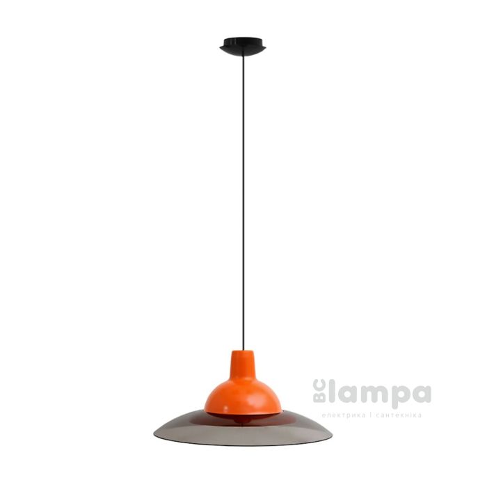 Світильник стельовий ERKA 1305 60W Е27 червоний  чорним шнуром