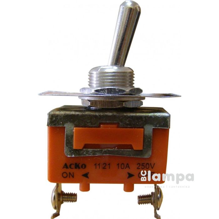 Тумблер 2Пол*3кон. Е-1121/клема (0140060002)