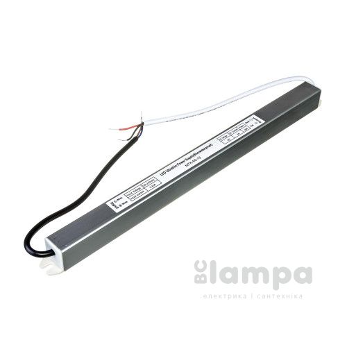 Трансформатор электр. для LED ленты металл ±12V/ 60W (5,0А) IP20 SLIM (01400104/1013425/1021913)