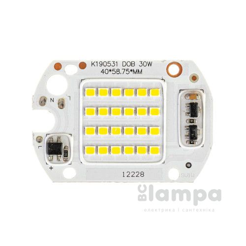 Матрица вставка в прожектор LED 30W 6000K SMD + IC драйвер (1014680)