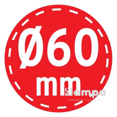 Подовжувач 3гн.  2м  з/к вертикальний, вбудований Ø60мм, Brennenstuhl Tower Power