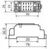 Колодка під реле МY3 PYF11A (А0090020004/i.pif.11a)