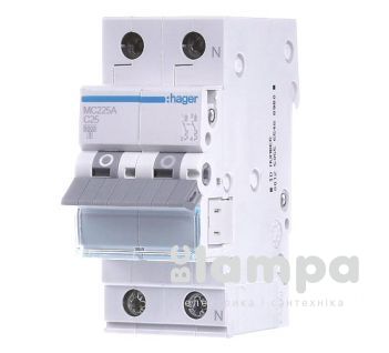 Автоматичний вимикач Hager MC225A 2p 25A C