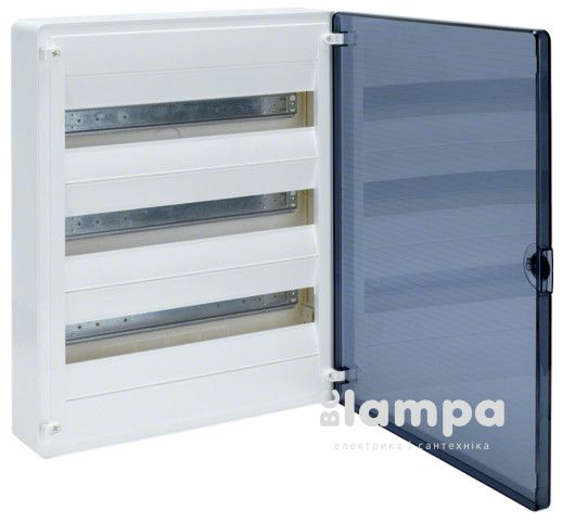 Hager Golf щит розподільчий зовн.устан. 54 мод. прозорі дверцятаа (VS318TD) 3*18