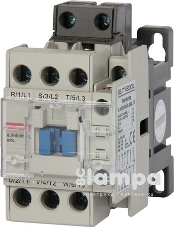 Контактор e.industrial.ukc.25.400, 25А, 400В, 1no+1nc (i.0090062)