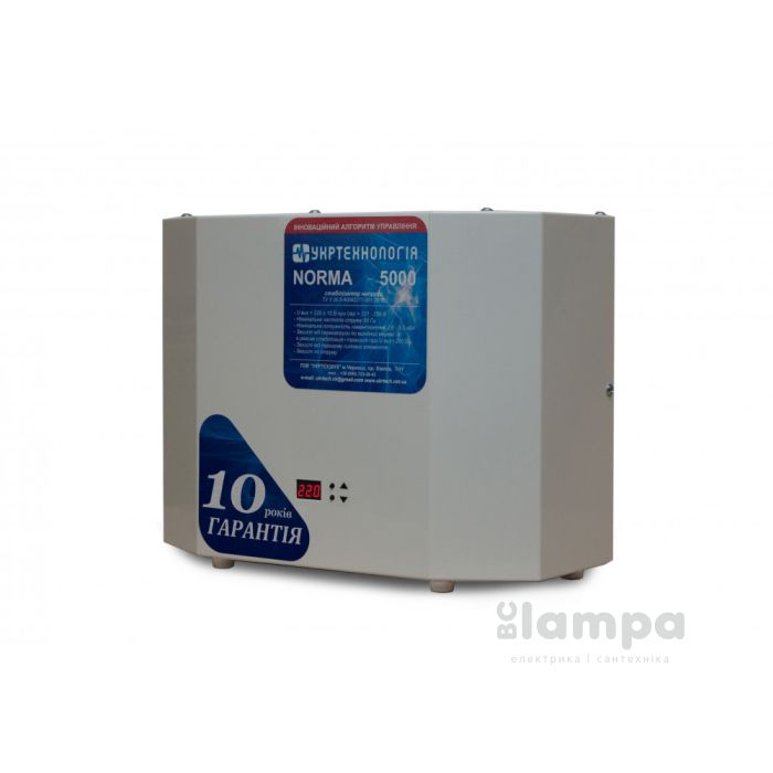 Стабілізатор напруги Укртехнологія НСН 5000 Norma M