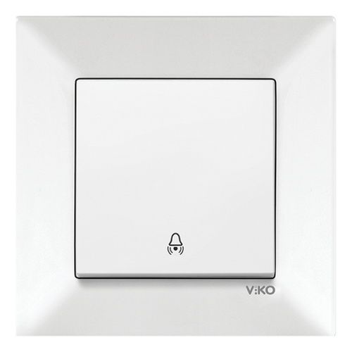 Кнопка біла Дзвінка VIKO Meridian (90970006)