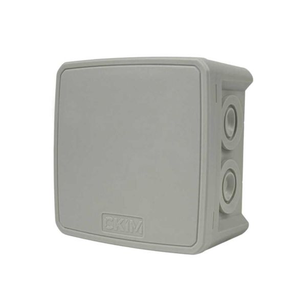 Розподільна коробка зовнішня  88*88*52 мм СКІМ сіра IP65 (К85)
