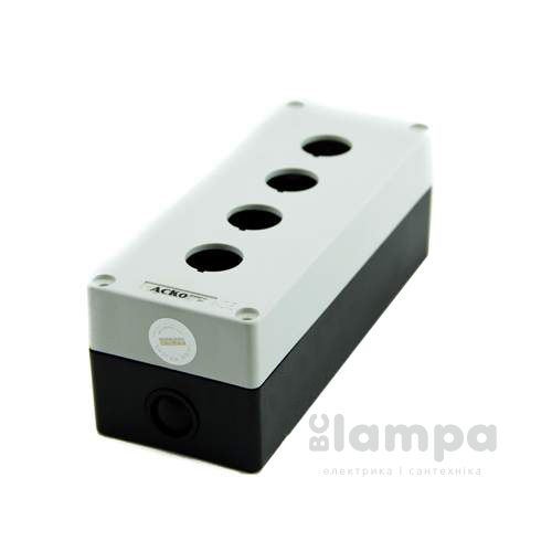 Пост/корпус кнопкового поста HJ9-4 4- місний білий (0140020039)  p0810149