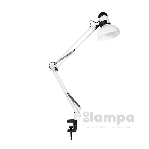 Світильник струбцина LOGA Сніжинка / Біла  Е27  (L 600)