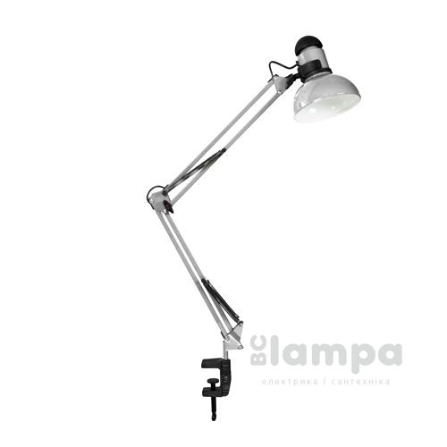 Світильник струбцина LOGA Срібло Е27 (CL-621)