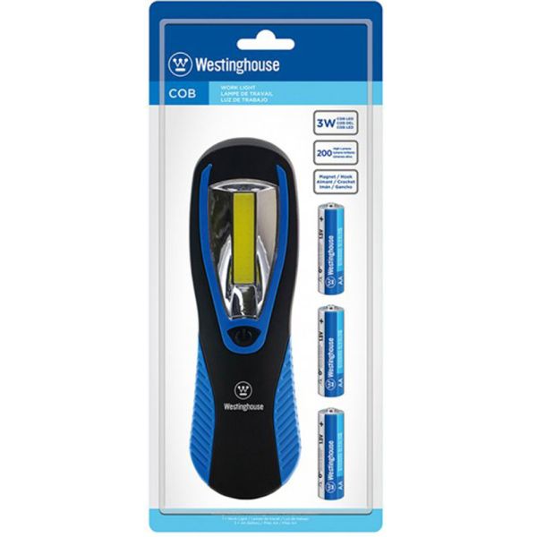 Фонарик WESTINGHOUSE  3W COB LED WF63 + 3*AA LR6  в комплекте (WF63-3LRBP)
