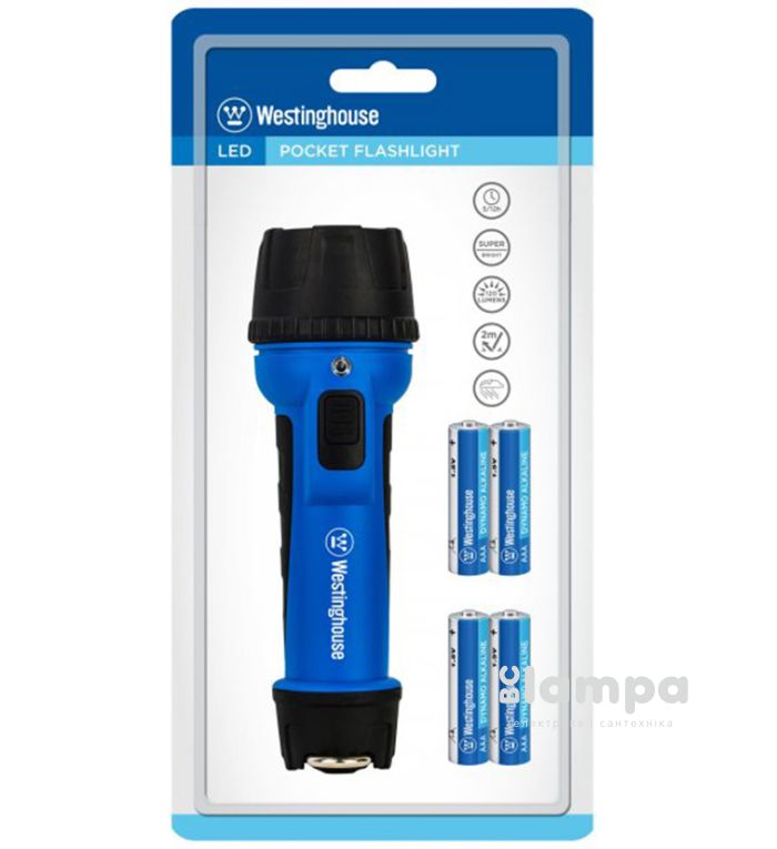 Фонарик WESTINGHOUSE  3W COB LED WF1502 + 4*AAA LR03  в комплекте (WF1502-4LR03TB)