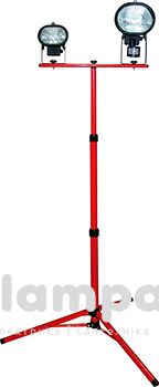 Стійка металева для 2-х прожекторів, червона (i0140004)
