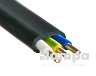 ВВГ-П  3 х 6,0 mm²  нг Кабель ЗЗЦМ чорний