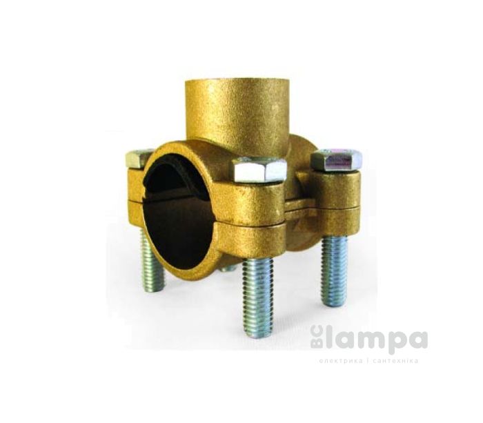 Врізка трубна 1/2" 15 мм выход 1/2 LEXLINE латунь (04183)