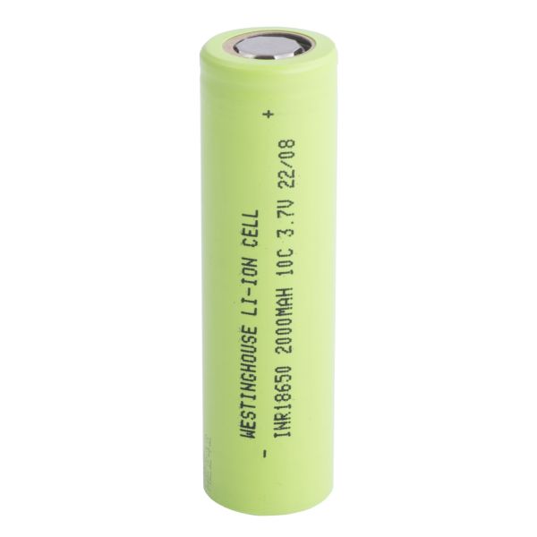 Акумулятор 18650 WESTINGHOUSE  Li-Ion 2000mAh 3.7V високострумовий (INR18650P-2000)