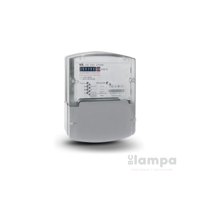 Счетчик НИК 2301 АР2.0000.0.11 0.25-5(60)А 3x220/380V електронномех. однотарифний (nik7542)