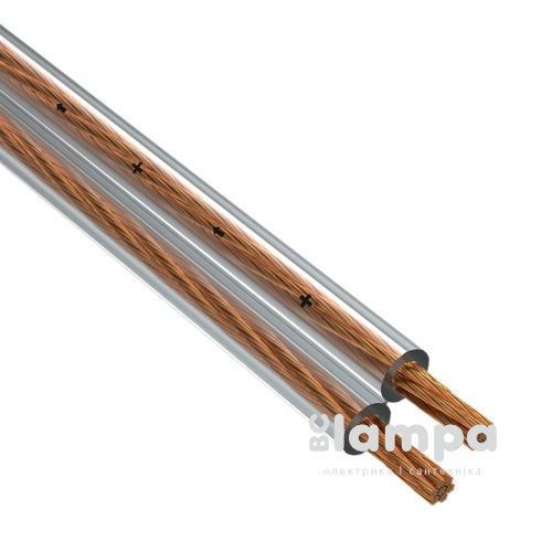 ШВП 2 х 1,5 mm²  Провід акустичний прозорий Loudspeaker Cable Hi-Fi
