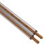 ШВП 2 х 1,5 mm²  Провід акустичний прозорий Loudspeaker Cable Hi-Fi