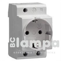 Розетка з з/к на DIN-рейку 230 В/16A Hager  SN016