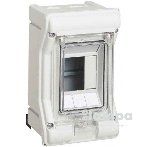 Hager Vector щит розподільчий зовн.устан.  3 мод. прозорі дверцята, IP54/65 (VE103D)