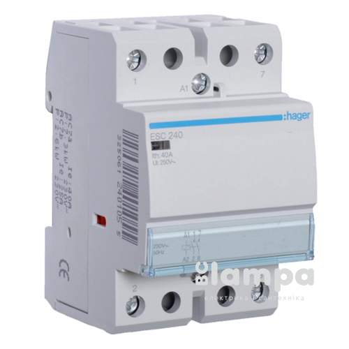 Контактор Hager ESC240 40А 2HB 230V