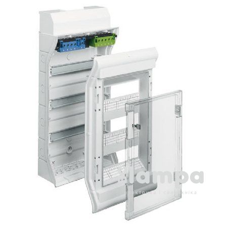 Hager Vector щит розподільчий зовн.устан. 36 мод. прозорі дверцята, IP54/65 (VE312DN)