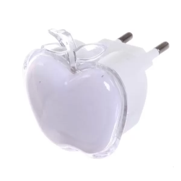 Нічник ЯБЛУКО білий 4LED Lemanso (NL3 3189)