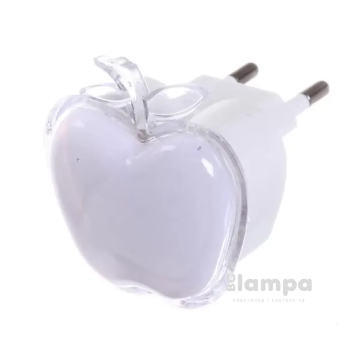 Нічник ЯБЛУКО білий 4LED Lemanso (NL3 3189)