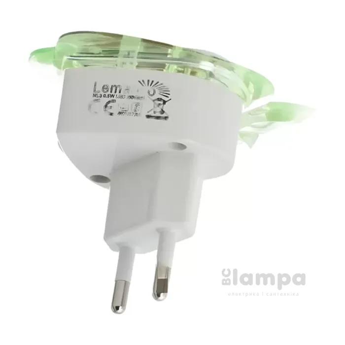 Нічник ЯБЛУКО зелений 4LED Lemanso (NL3 3192)