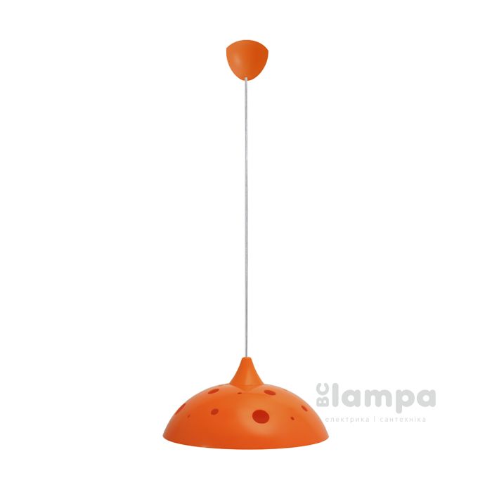 Светильник потолочный ERKA 1302 60W Е27 оранжевый с отверстиями