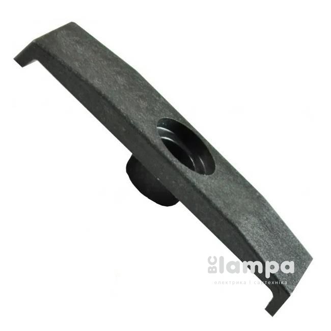 Планка монтажна для кріплення проводів чорна (435570)