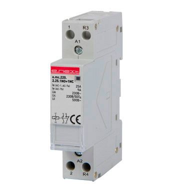 Контактор модульний e.Next e.mc.220.2.25.1NO+1NC, 2P 25 А 220В (p005020) не випускають